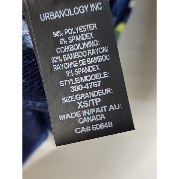 Women's PURE ESSENCE Urbanology Art-To-Wear Abstract Oversized Top-Sz XSmall - Picture 5 of 6